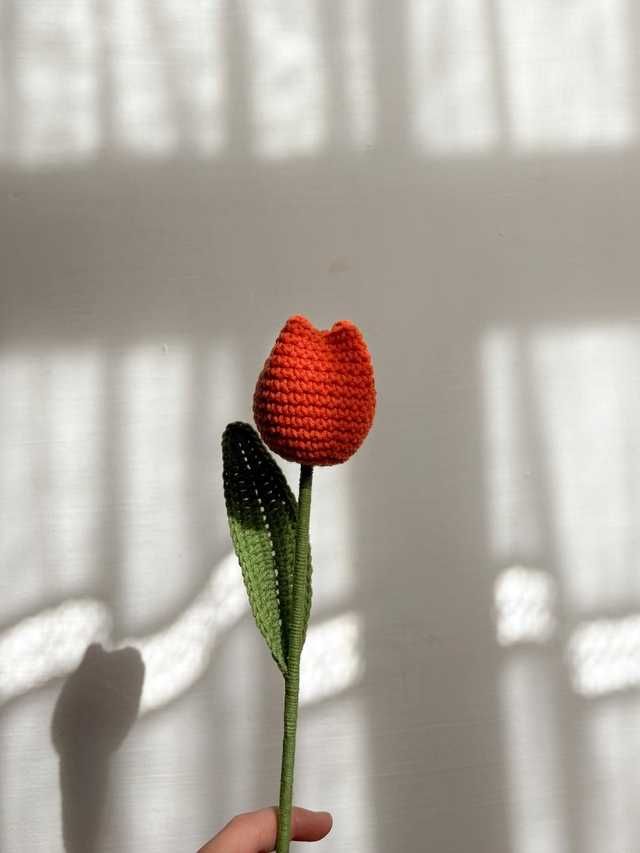Tulipa em Crochet várias cores