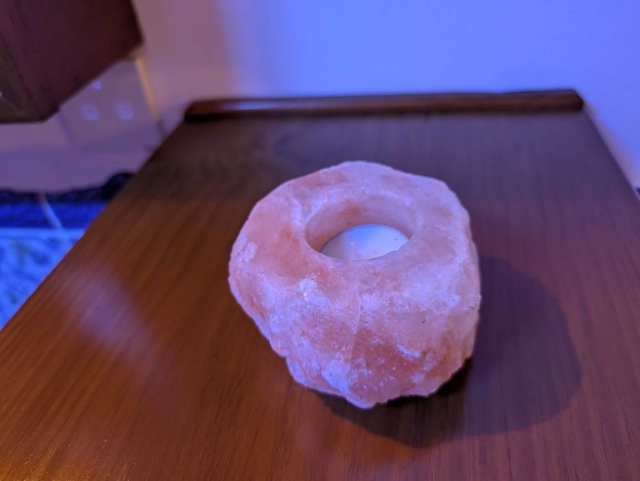 Suporte para velas de Sal dos Himalais
