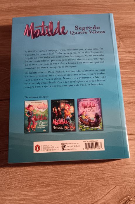 Livro "Matilde e o Segredo dos Quatro Ventos"