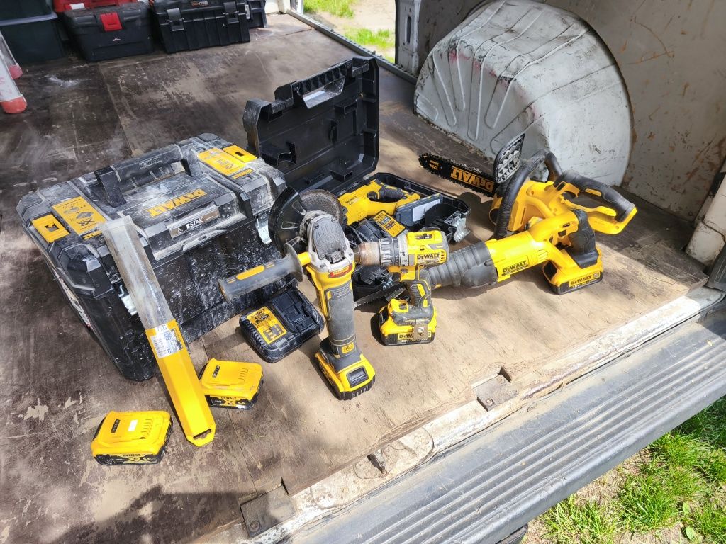 DeWalt duży zestaw narzędzi bateryjnych 18 V