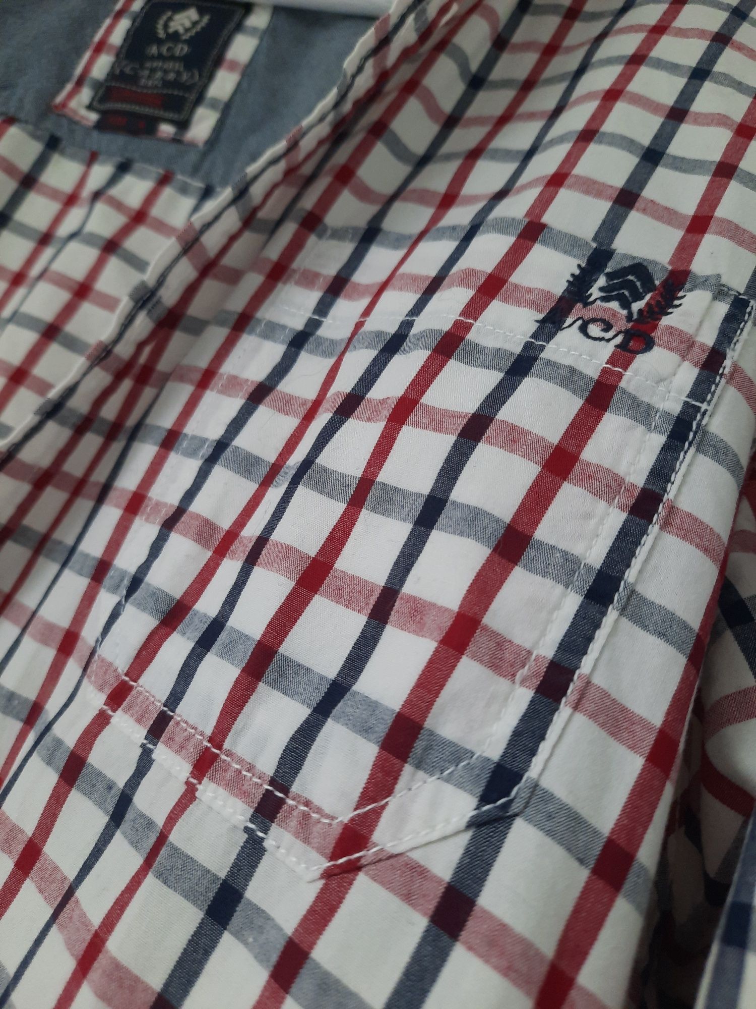 CARRY roz. L, używana koszula z łatami na łokciach