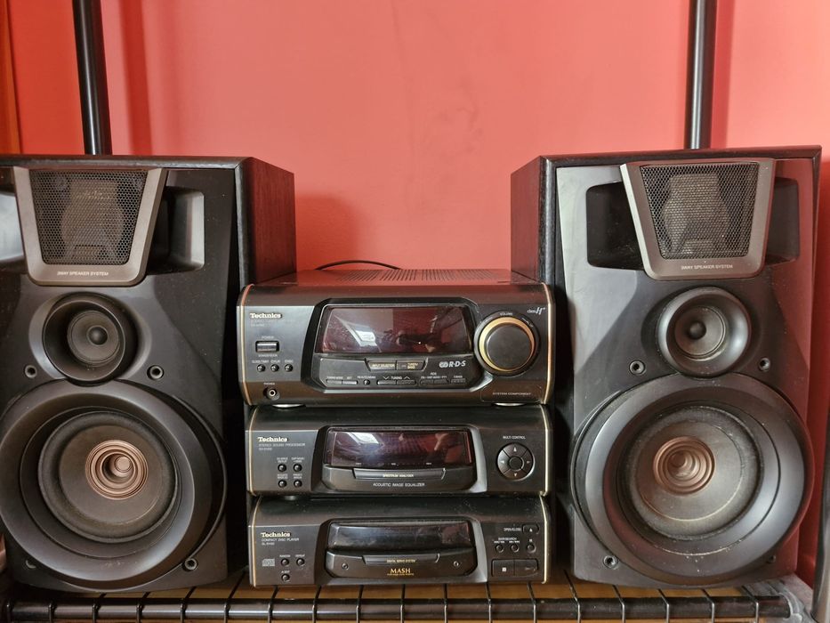 Wieża Technics SA-EH50 + dwa głośniki