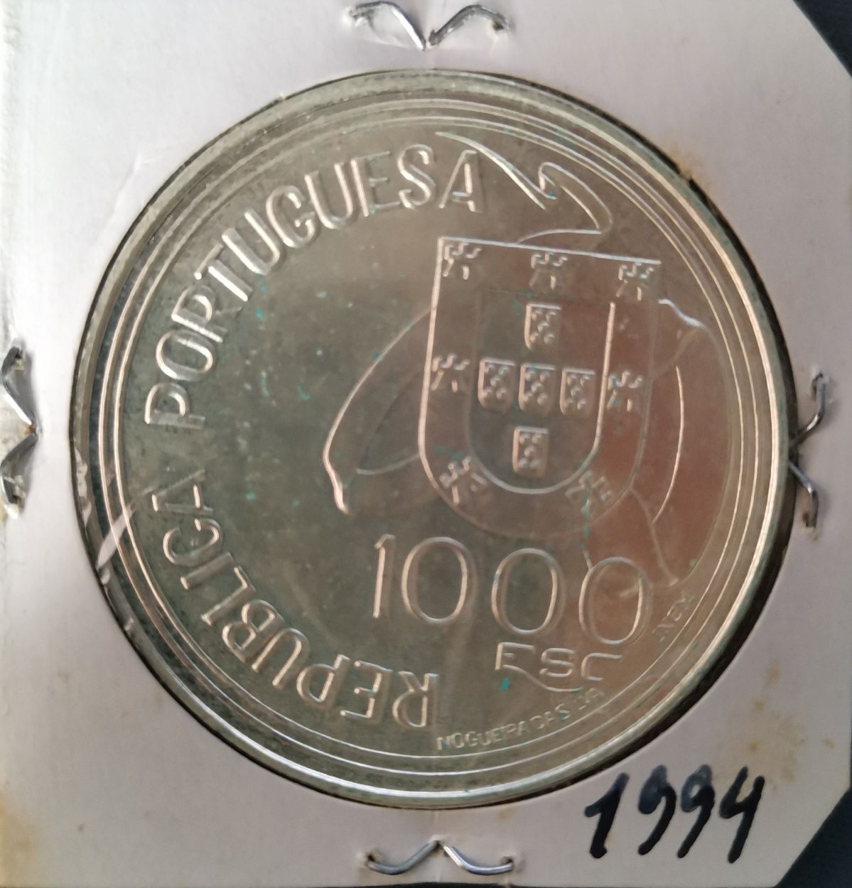 Moeda 1000 escudos 1994 Tratado de Tordesilhas