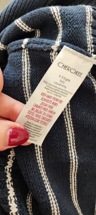 Sweterek kamizelka Cherokee, rozmiar 86 (1-1,5 roku).