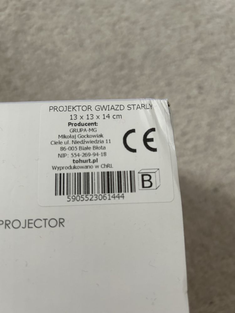 Lampka nocna Projektor Gwiazd Starly