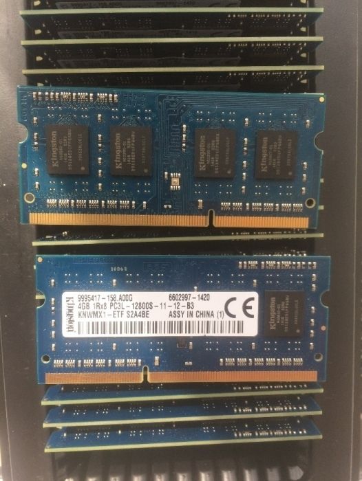 DDR3 4GB 1.35/1.5V 1Rx8 / 2Rx8 1600mHz SO-DIMM KINGSTON, Samsung, Hyni