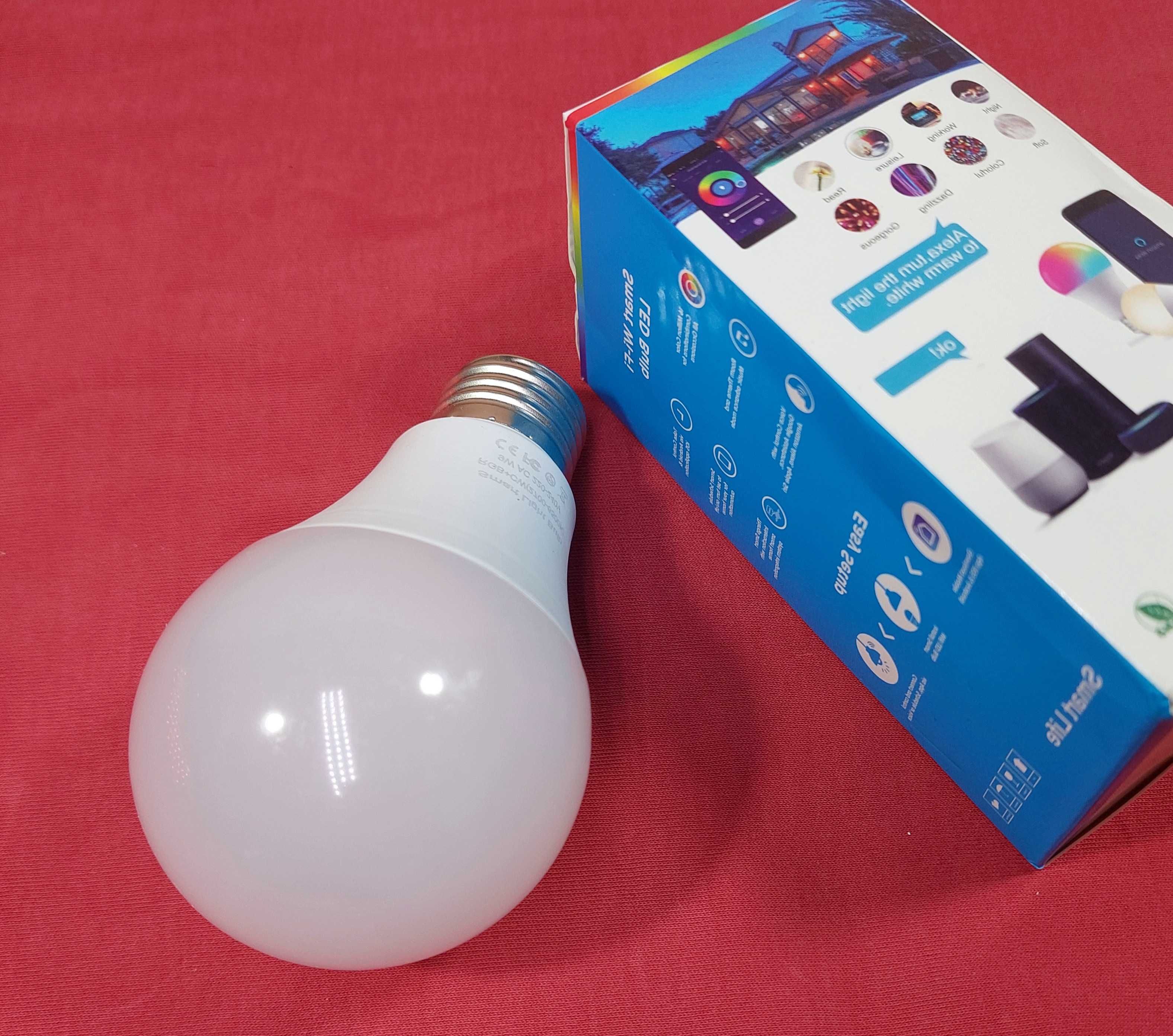 RGB Wi-Fi Лампочка для системы умный дом, E27 15Вт, 16млн. цветов!!