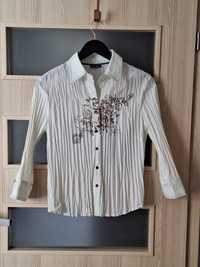 Biała bawełniana koszula damska Gerry Weber rozmiar 36