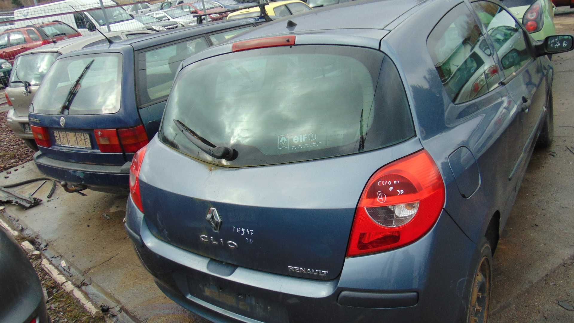 Lut4 Klapa bagażnika tylna renault clio III 3D TEJ47 wysyłka