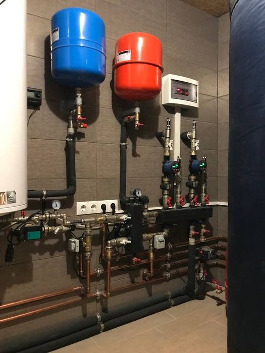 Монтаж системи опалення, водопостачання та водовідведення