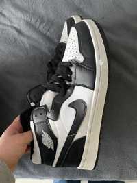 buty jordan 1 black-white