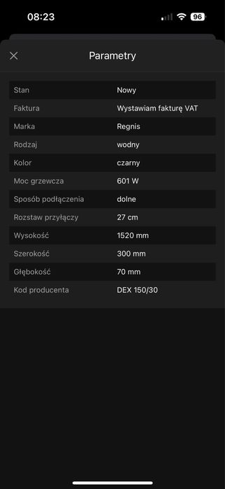 Sprzedam grzejnik