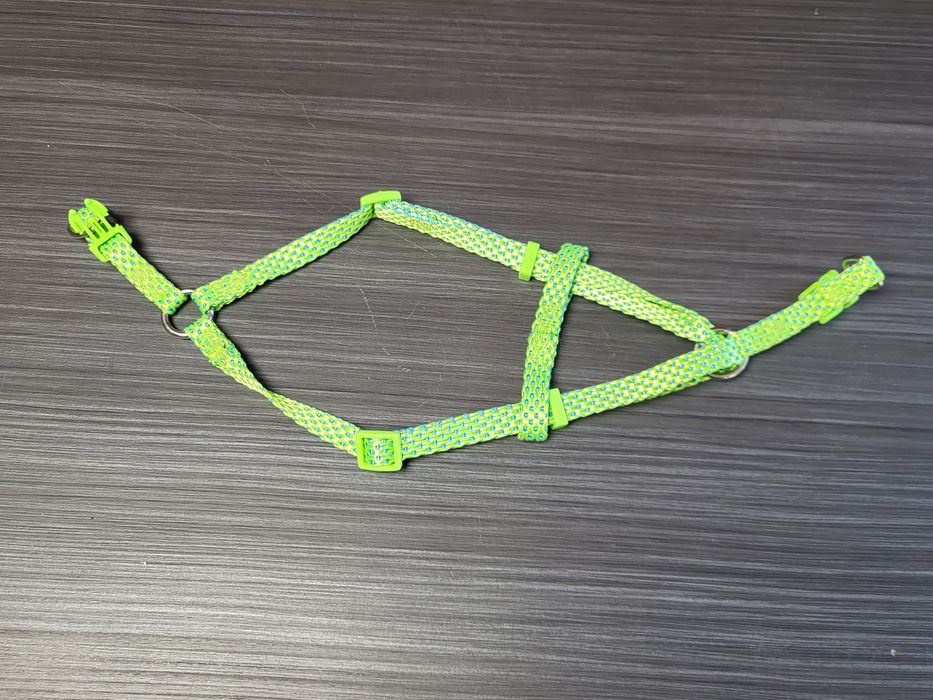 Szelki dla kota zielone nowe