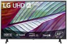 TV LG 43UR78006LK Smart TV, 4K/Ultra, Wi-Fi, WebOS, HDR10 nowy/dostawa