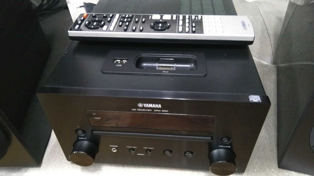 Yamaha CRX 550 mini wieża kolumny pilot