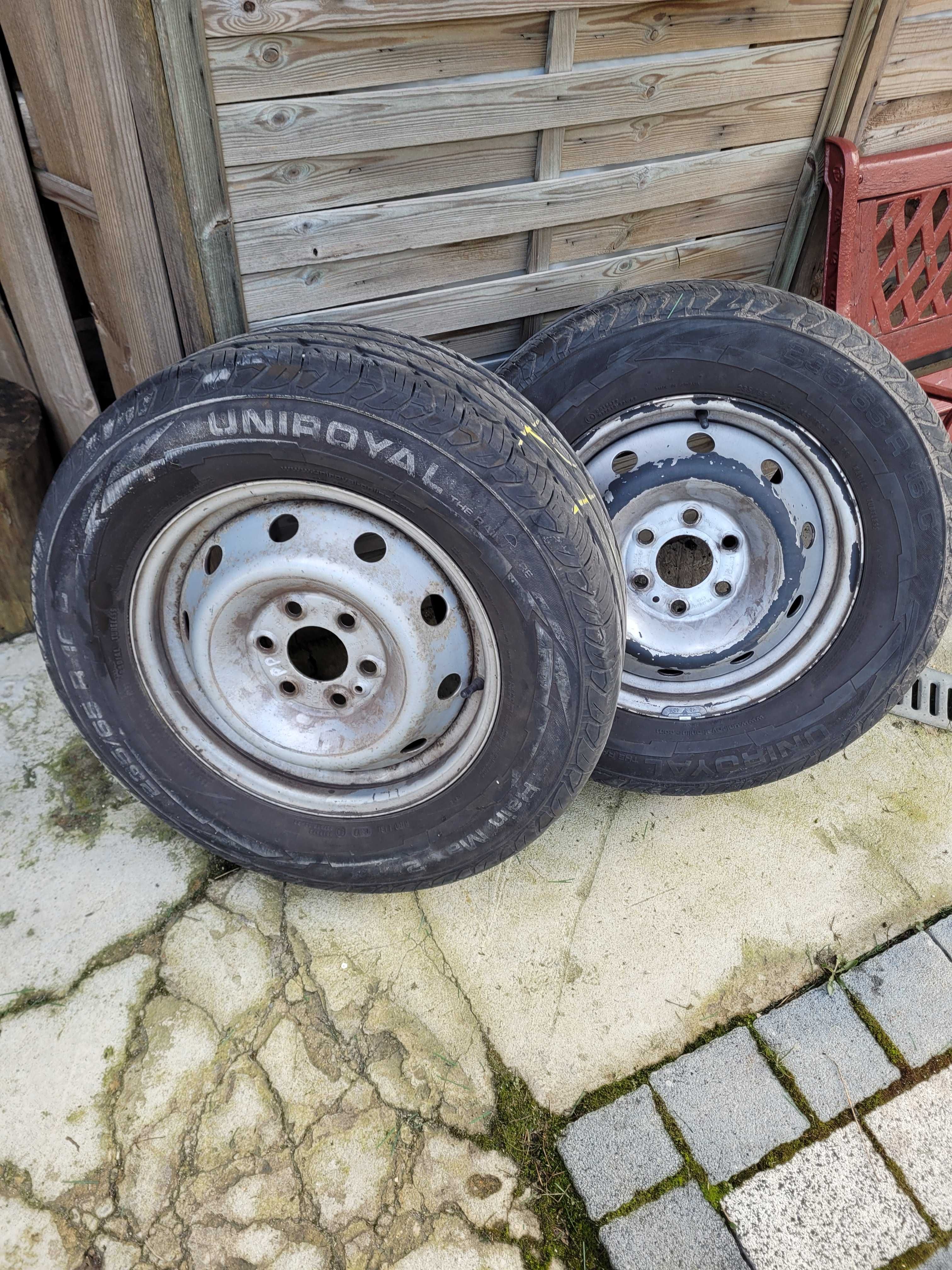 Koła iveco 235/65/16c 2x uniroyal rain max 2 + 1x michelin agilis 3