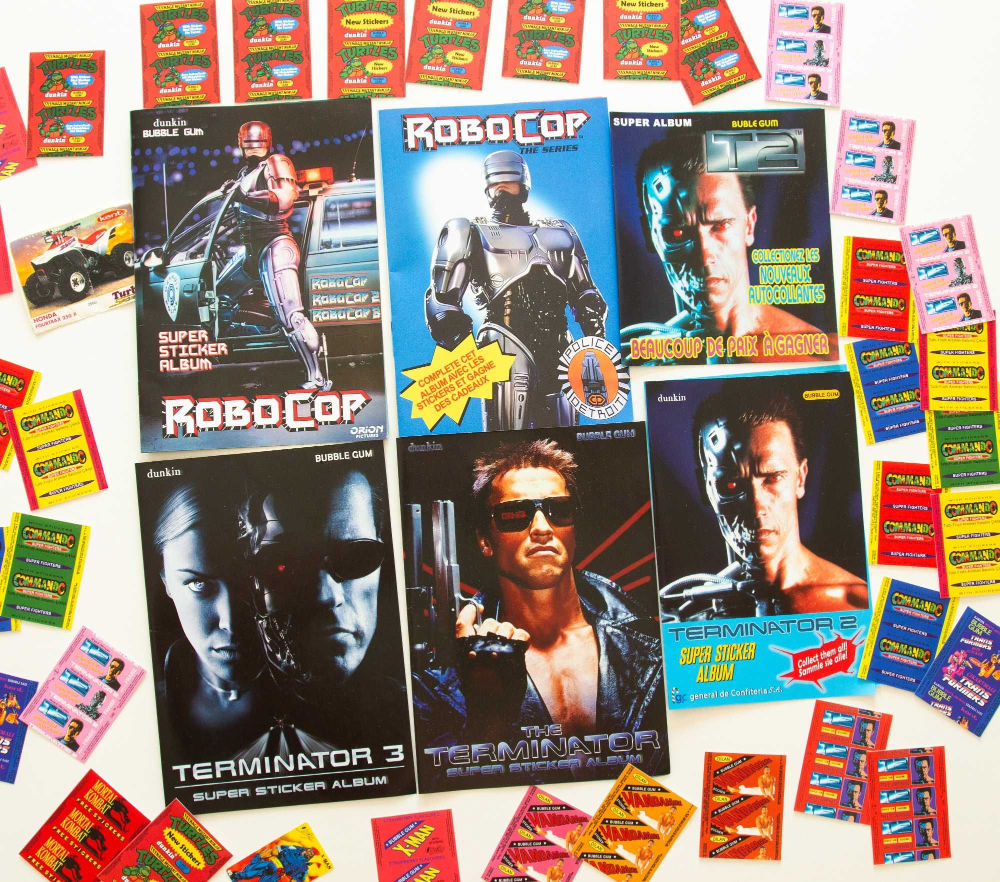 Наклейки terminator 2 remastered наклейки робокоп  терминатор 3