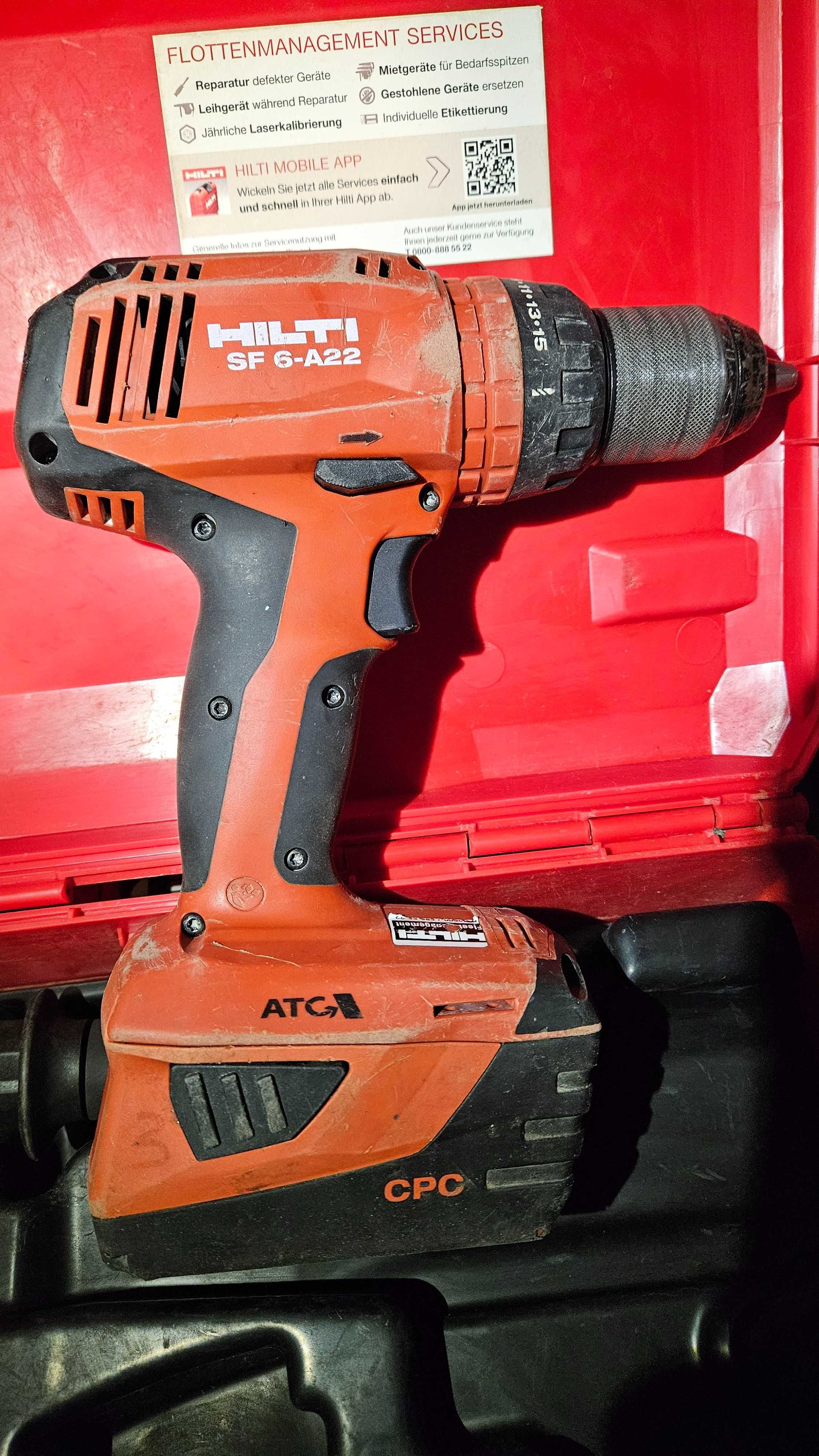 Шуруповерт шурупокрут Hilti SF 6-A22