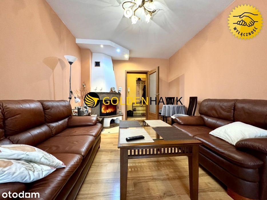 3-pok mieszkanie! balkon i kominek! plac zabaw!