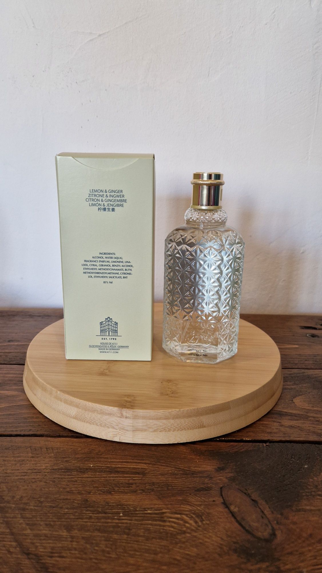 perfumy unisex woda kolońska acqua colonia lemon ginger cytryna imbir