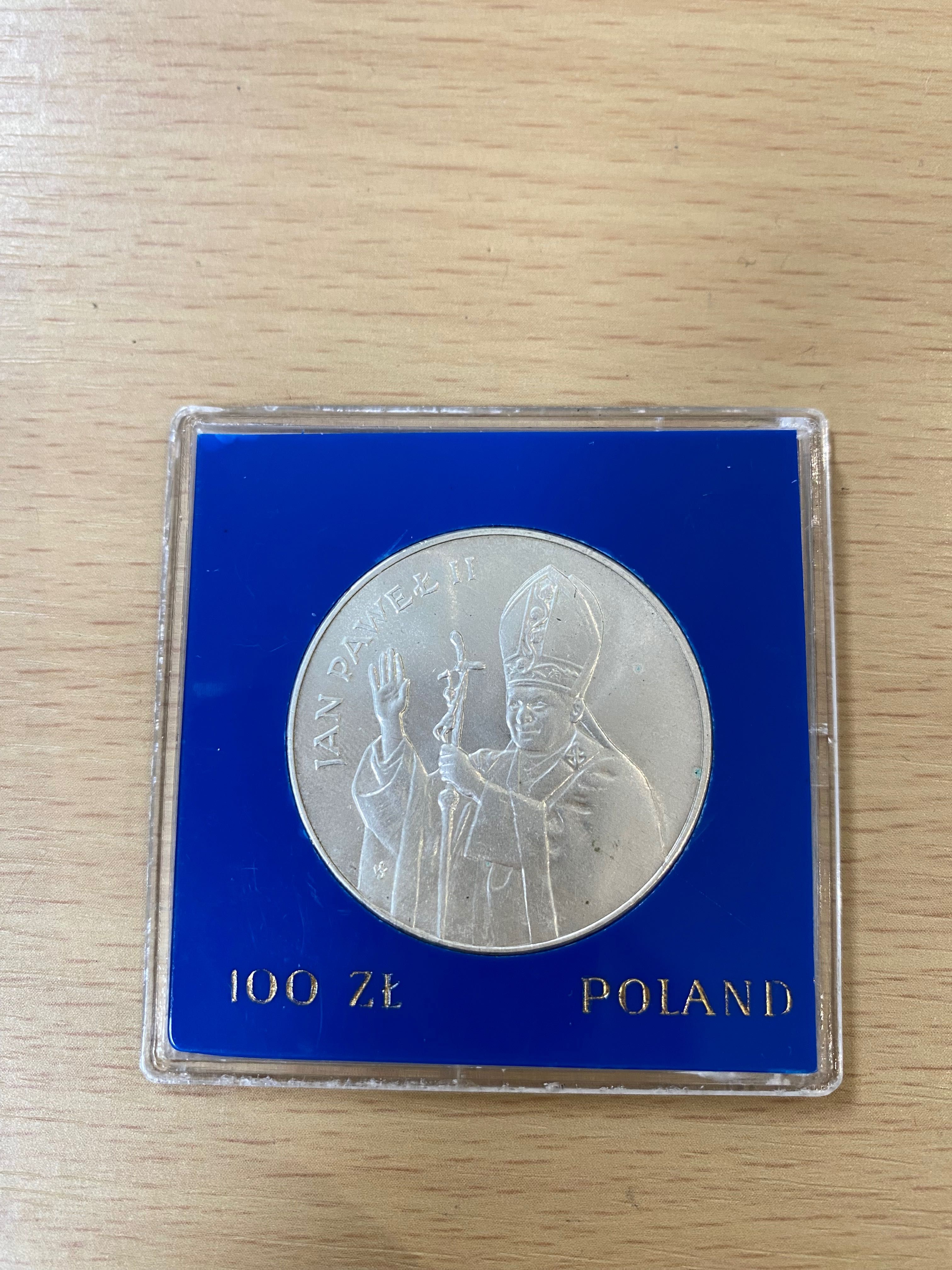Srebrna moneta Jan Paweł II 1987
