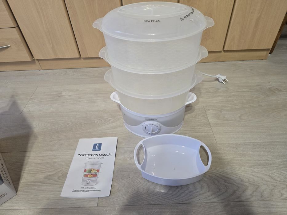 Parowar do gotowania na parze o mocy 800W firmy AIGOSTAR