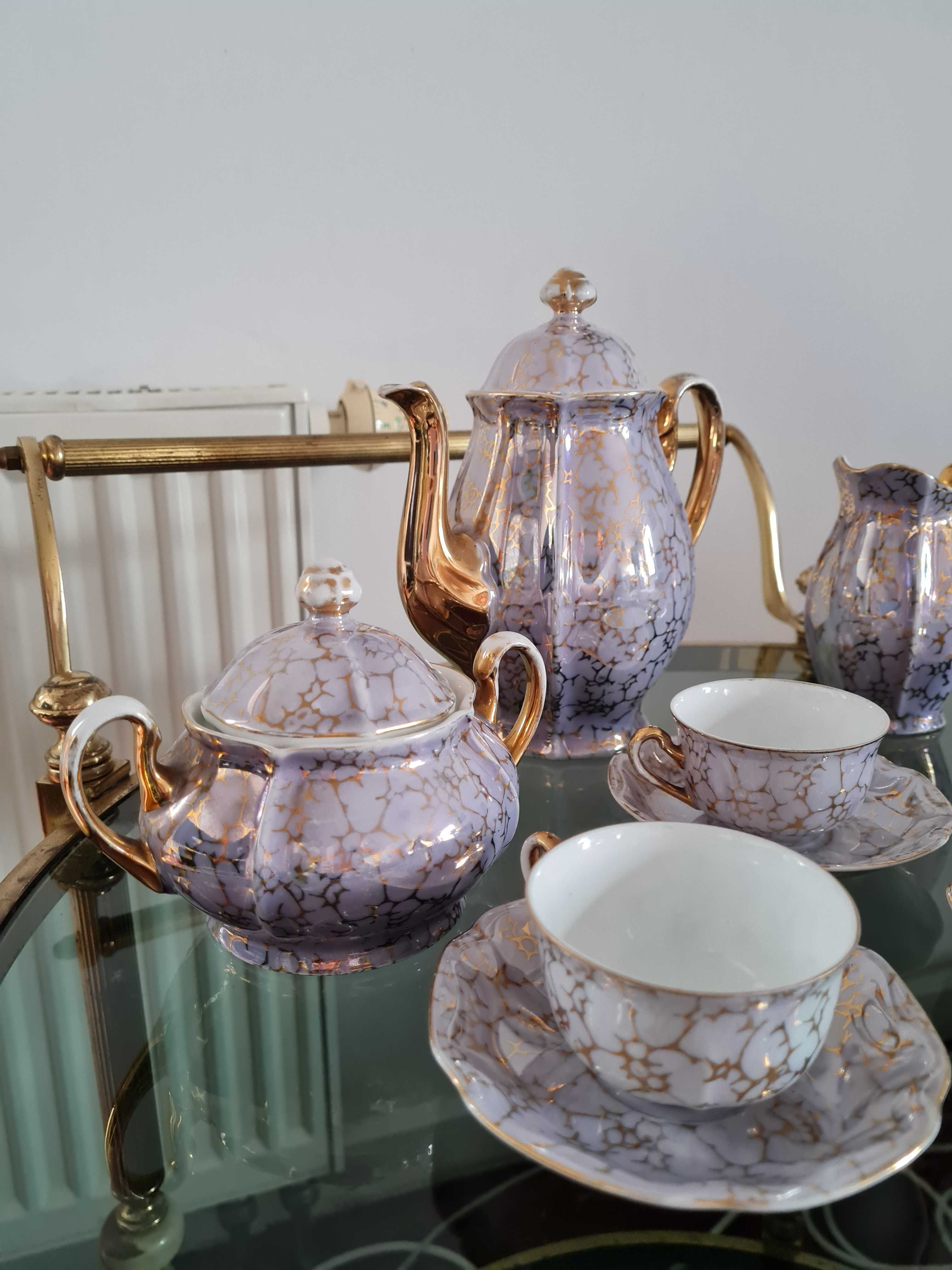 Porcelana Ćmielów, zestaw do kawy z lat 30 tych.