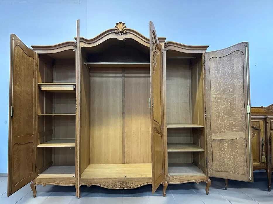 Komplet - sypialnia Ludwik z rzeźbieniami. Transport cały kraj.