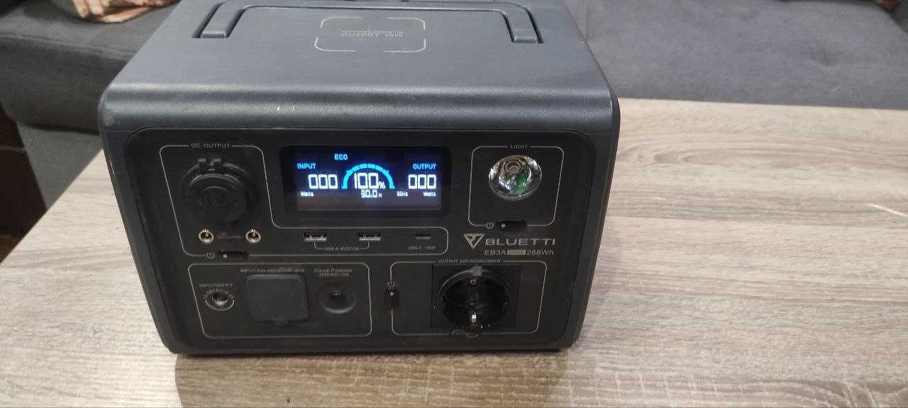 Зарядна станція Bluetti EB3A / 600 Вт / 268 Вт⋅год / LiFePO4