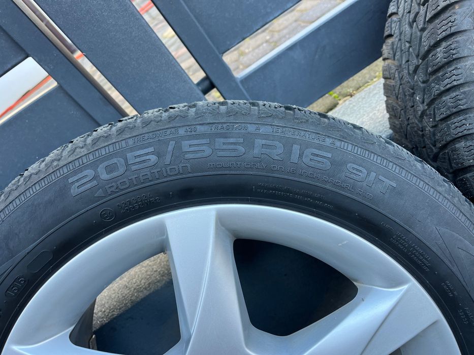 Alufelgi + Opony Koła 205/55 R16 5x112 Zimowe Audi A3,A4,A6