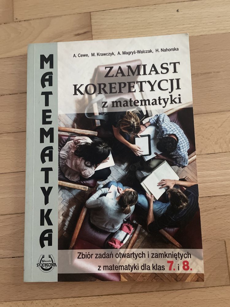 Ksiazki z zadaniami matematycznymi dla 7 i 8 klasy z wzorami