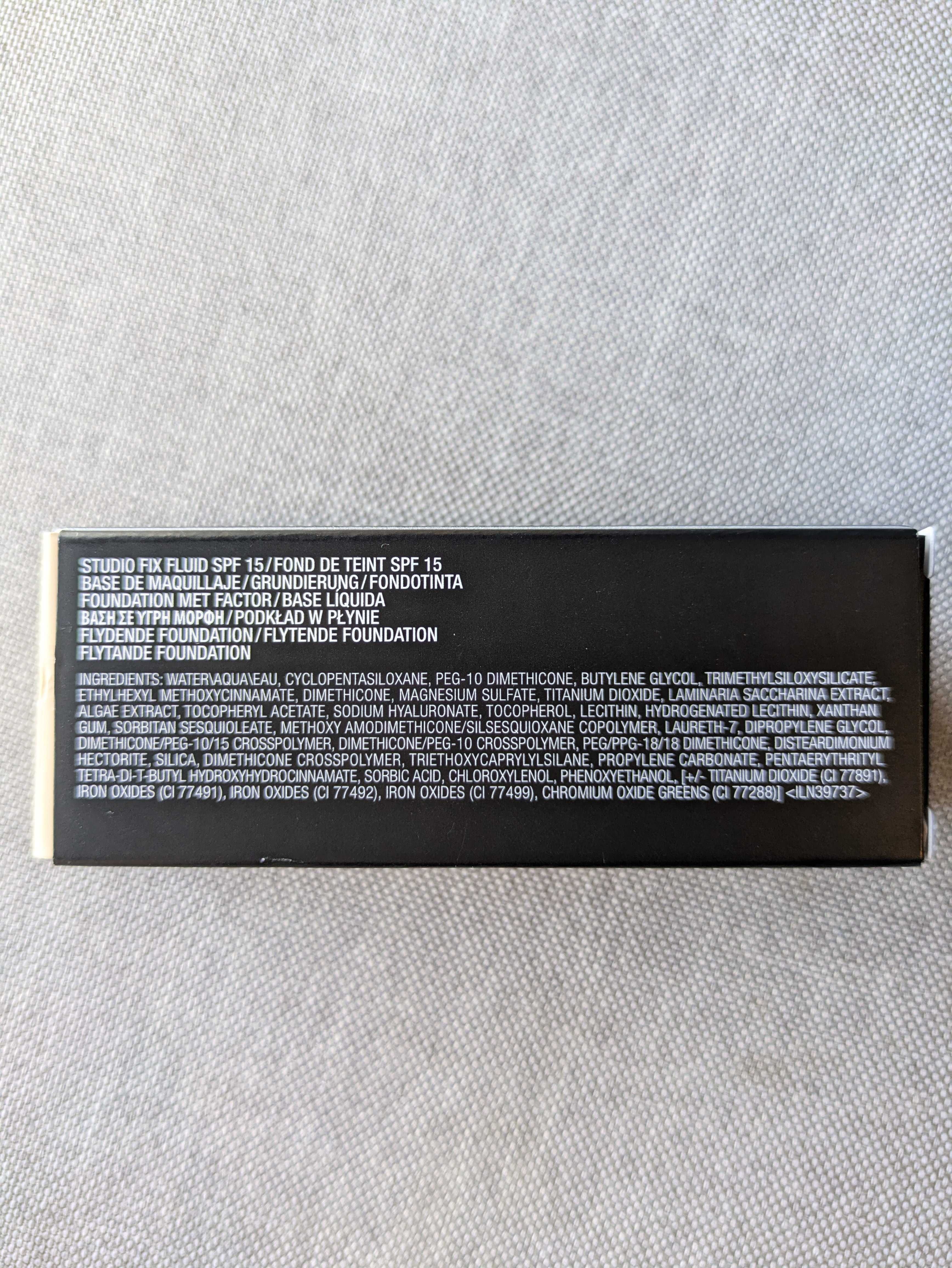 MAC - Studio Fix Fluid - Long-lasting Foundation (SPF 15)(NC10) 30 mL