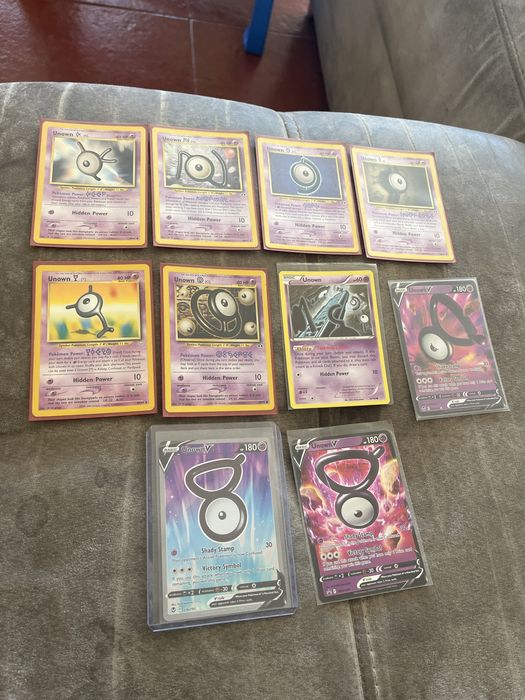 Cartas pokemon variadas
