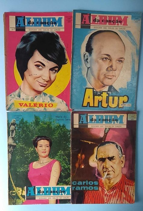 ÁLBUM DA CANÇÃO - Grande lote de revistas 5€ cada