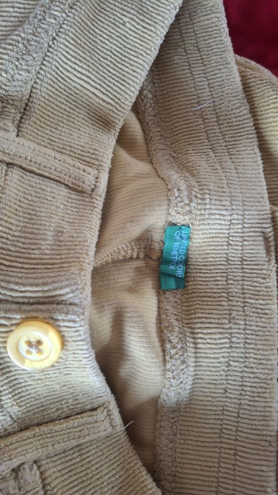 Calça a emitar bombazine para crianças dos 10 aos 11 anos (150cm)