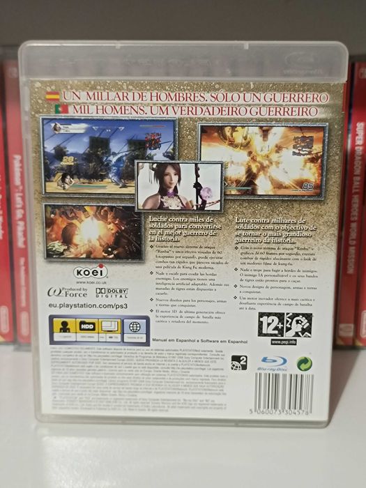 PS3 Jogos Dynasty Warriors 6 e Dynasty Warriors Strike Force