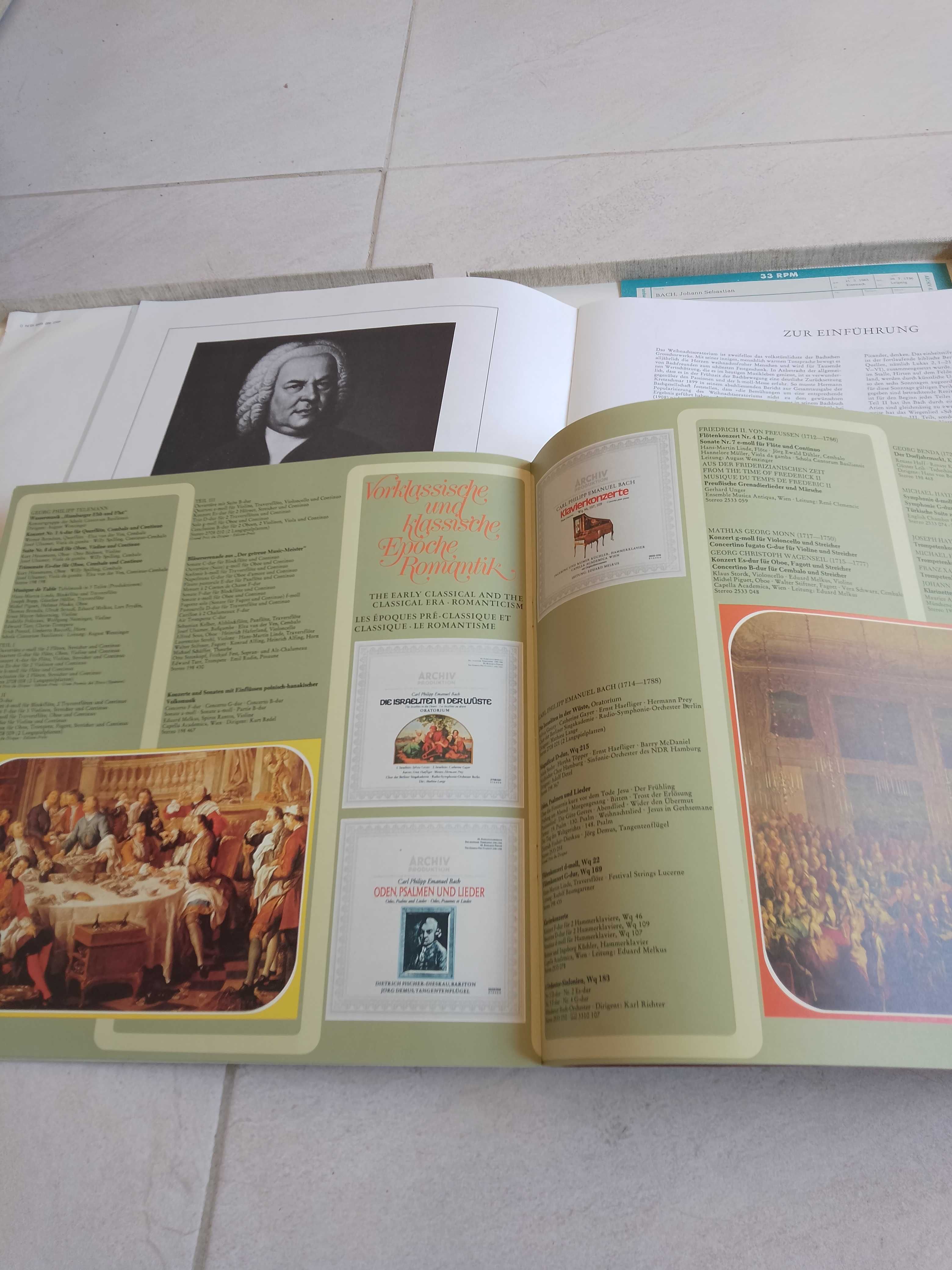 Płyty winylowe J.S.Bach. Komplet ( 3 szt ). Stan płyt jak nowe.