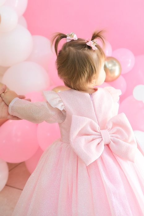 Сукня на рочок рожева з блискітками ПРОКАТ/ОРЕНДА