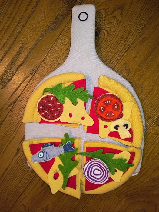 Zestaw zabawkowy do pizzy miękki ikea