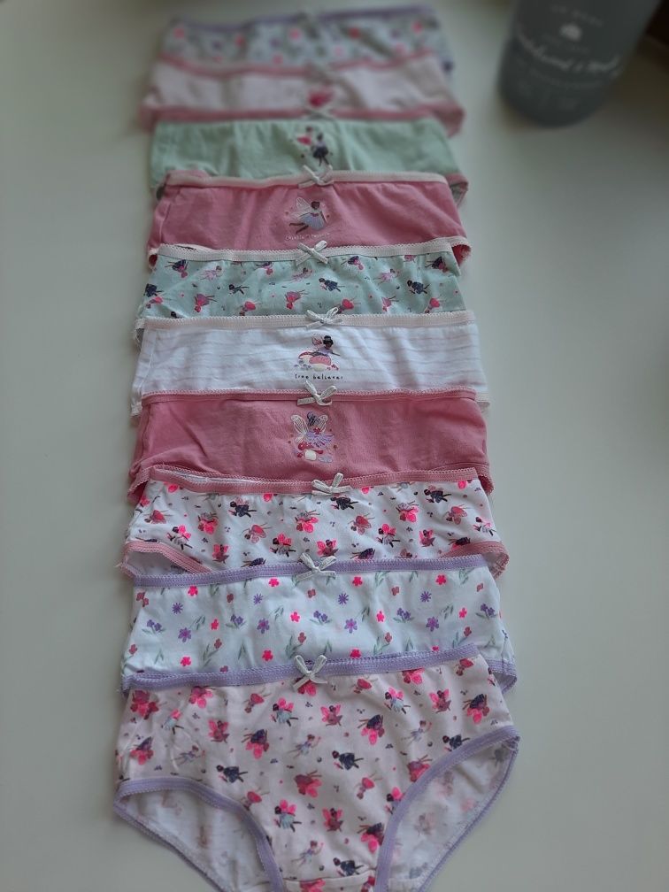 10pak bielizna dziewczęca H&M