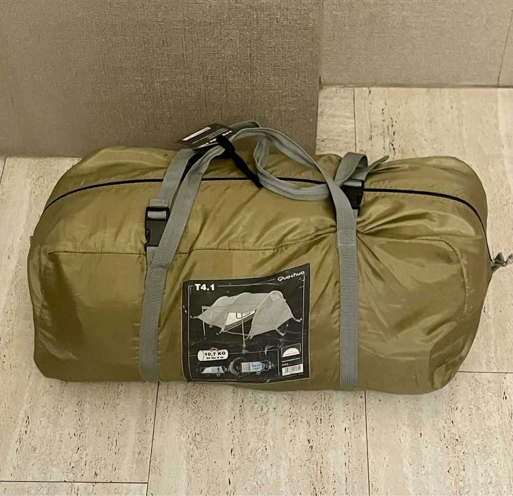 Barraca de campismo Quechua T4.1, 4 lugares, com bolsa de trasporte