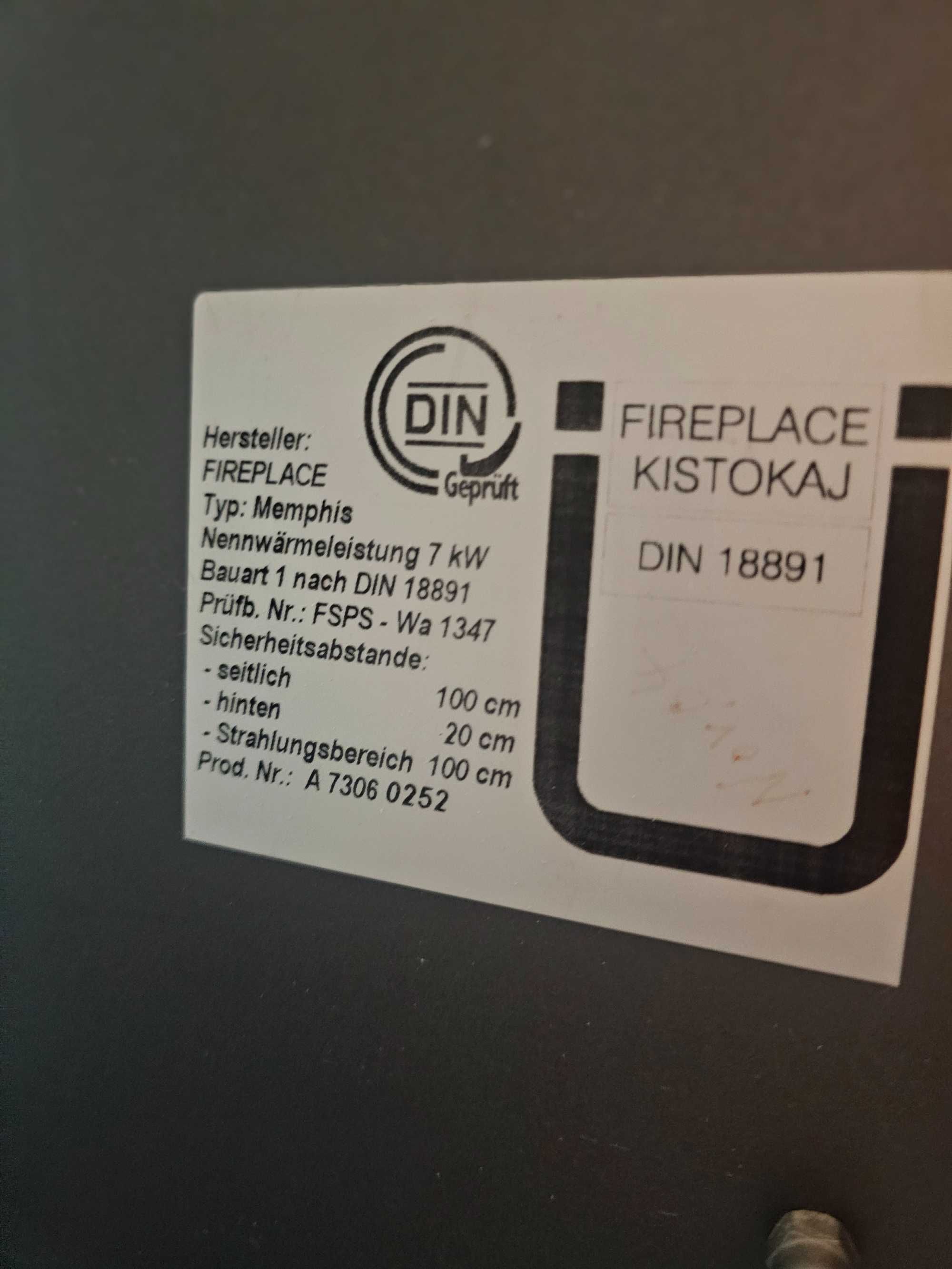 Kominek wolnostojący piecyk koza