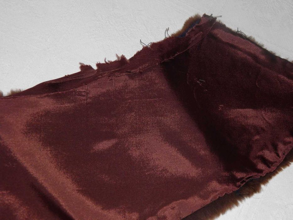 gola de vison autentico