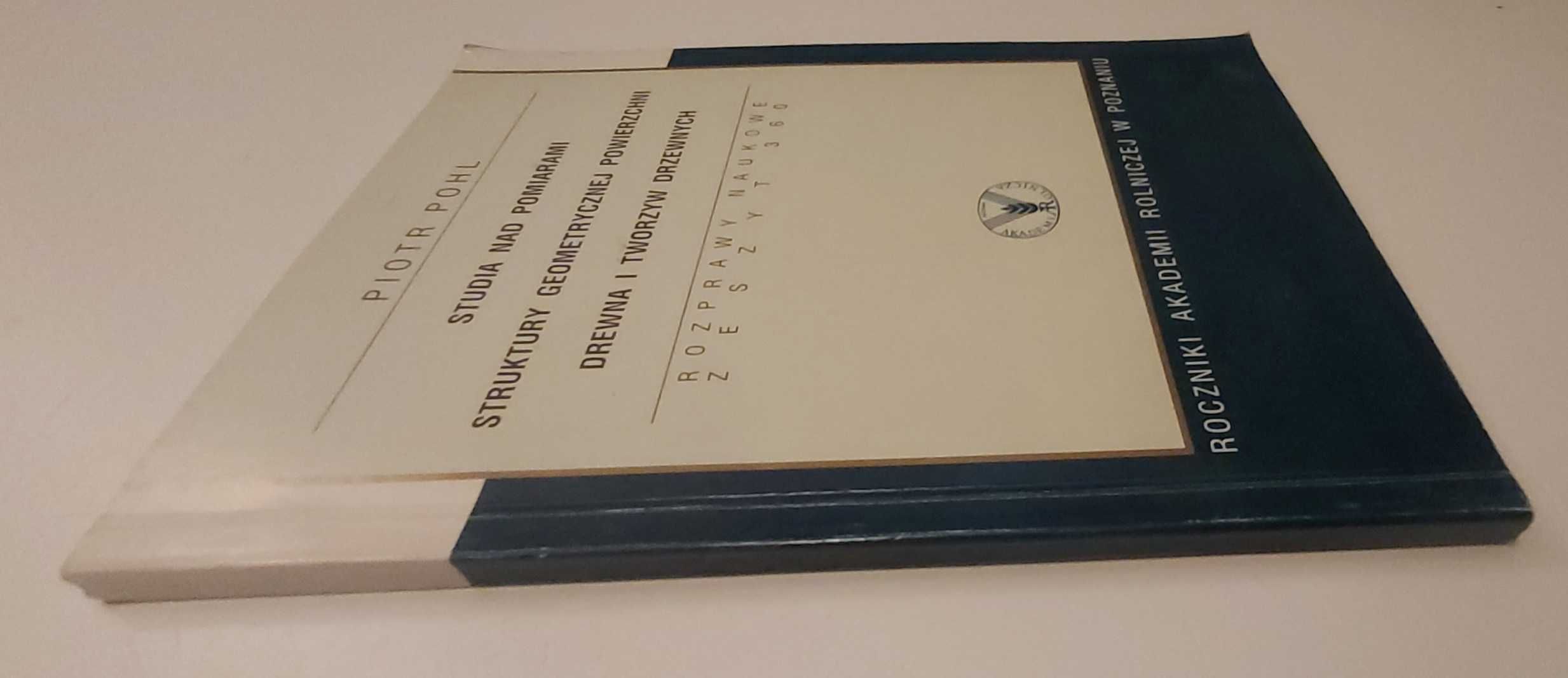 Studia nad pomiarami struktury geometrycznej powierzchni drewna...