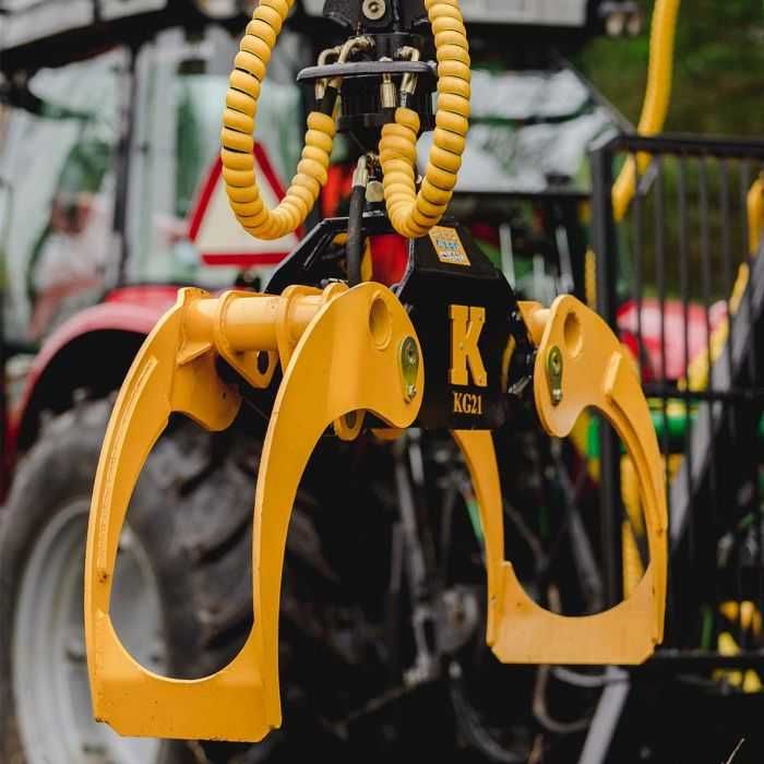 Chwytak do drewna drzewa na obrotnicę rotator