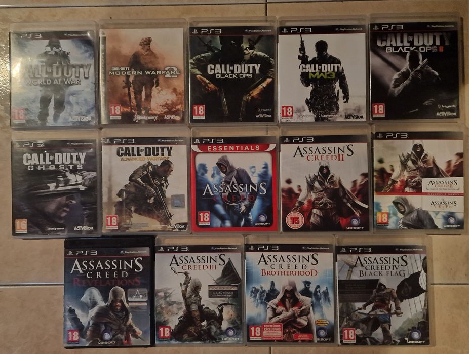 Pack Call of Duty e Assassin's Creed PS3