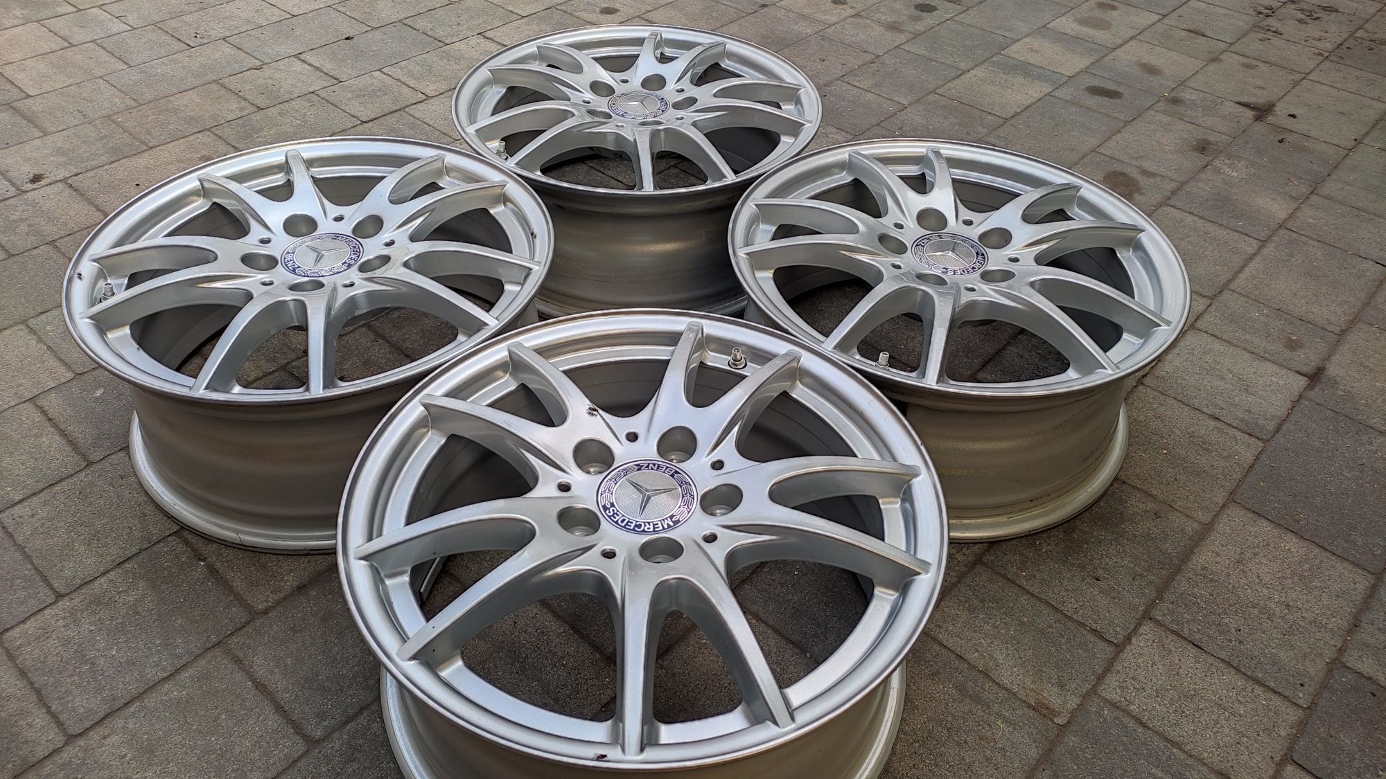 Felgi Mercedes VW audi skoda seat 16 cali 6.5J ET49 5x112 Ori czujniki