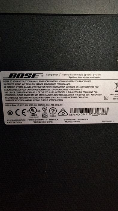 Bose Companion 3