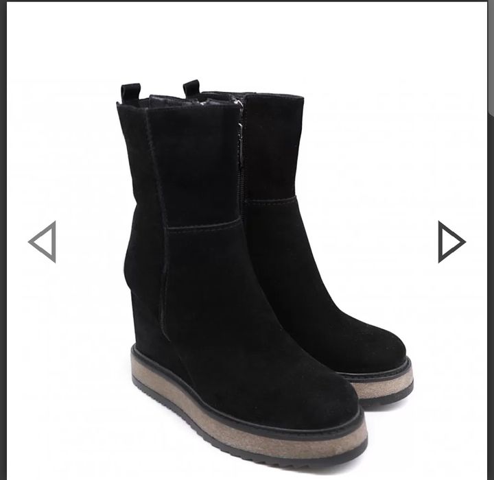 Зимові  черевики з натуральної замші