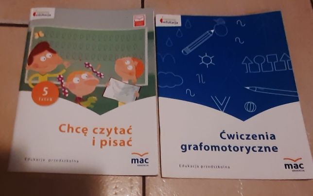 Dwie nowe książki z edukacji przedszkolnej dla 5- latka. Chcę czytać..